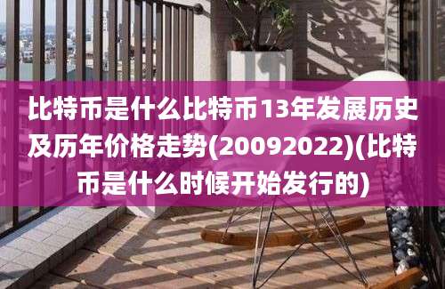 比特币是什么比特币13年发展历史及历年价格走势(20092022)(比特币是什么时候开始发行的)