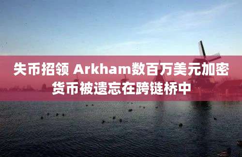 失币招领 Arkham数百万美元加密货币被遗忘在跨链桥中