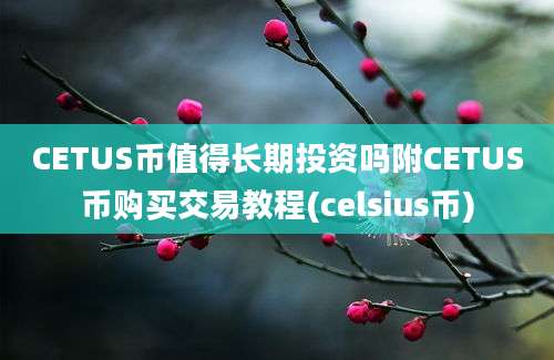 CETUS币值得长期投资吗附CETUS币购买交易教程(celsius币)