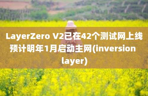 LayerZero V2已在42个测试网上线预计明年1月启动主网(inversion layer)