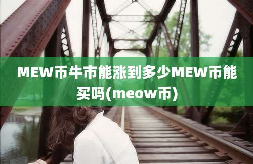 MEW币牛市能涨到多少MEW币能买吗(meow币)