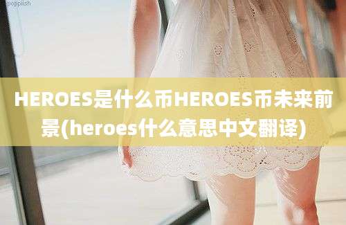 HEROES是什么币HEROES币未来前景(heroes什么意思中文翻译)