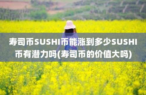 寿司币SUSHI币能涨到多少SUSHI币有潜力吗(寿司币的价值大吗)