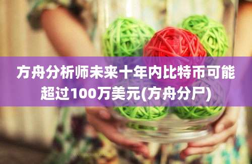 方舟分析师未来十年内比特币可能超过100万美元(方舟分尸)