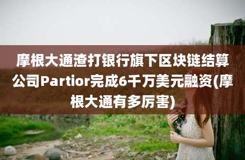 摩根大通渣打银行旗下区块链结算公司Partior完成6千万美元融资(摩根大通有多厉害)