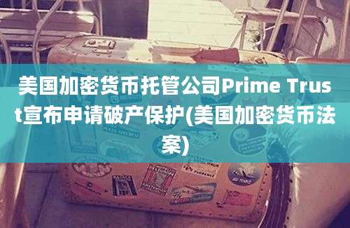 美国加密货币托管公司Prime Trust宣布申请破产保护(美国加密货币法案)