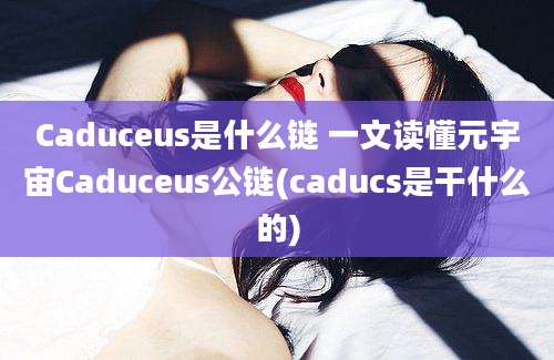 Caduceus是什么链 一文读懂元宇宙Caduceus公链(caducs是干什么的)