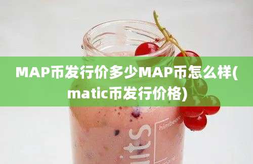 MAP币发行价多少MAP币怎么样(matic币发行价格)