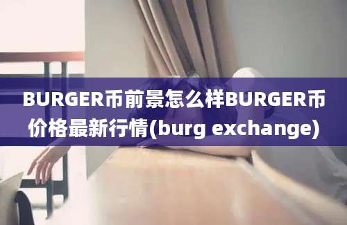 BURGER币前景怎么样BURGER币价格最新行情(burg exchange)