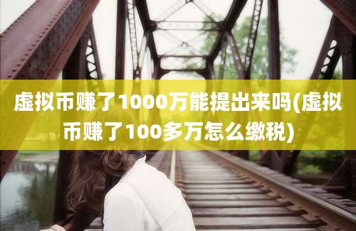 虚拟币赚了1000万能提出来吗(虚拟币赚了100多万怎么缴税)