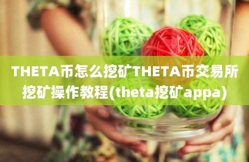 THETA币怎么挖矿THETA币交易所挖矿操作教程(theta挖矿appa)