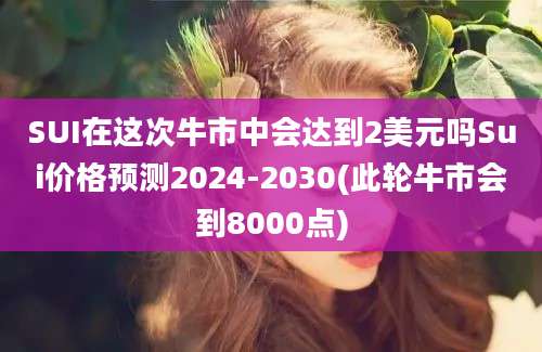 SUI在这次牛市中会达到2美元吗Sui价格预测2024-2030(此轮牛市会到8000点)