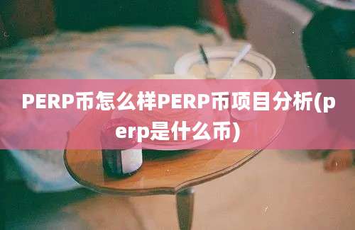 PERP币怎么样PERP币项目分析(perp是什么币)