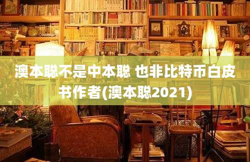 澳本聪不是中本聪 也非比特币白皮书作者(澳本聪2021)