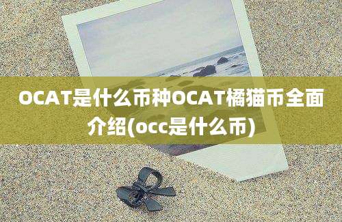 OCAT是什么币种OCAT橘猫币全面介绍(occ是什么币)