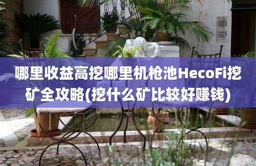 哪里收益高挖哪里机枪池HecoFi挖矿全攻略(挖什么矿比较好赚钱)