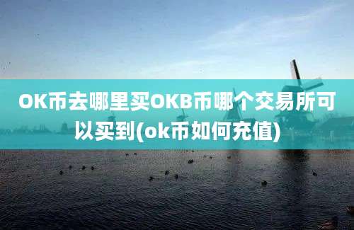 OK币去哪里买OKB币哪个交易所可以买到(ok币如何充值)