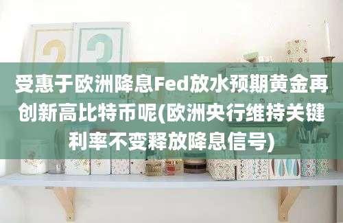 受惠于欧洲降息Fed放水预期黄金再创新高比特币呢(欧洲央行维持关键利率不变释放降息信号)