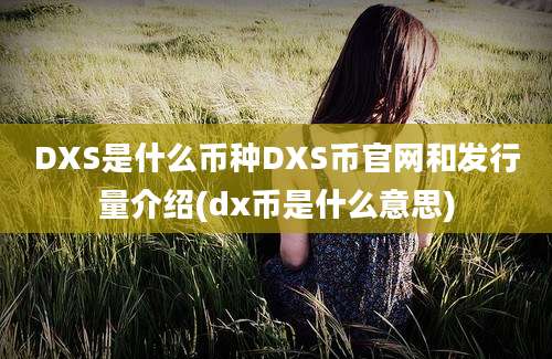 DXS是什么币种DXS币官网和发行量介绍(dx币是什么意思)