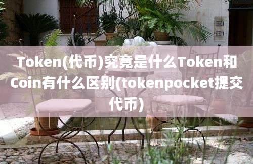 Token(代币)究竟是什么Token和Coin有什么区别(tokenpocket提交代币)