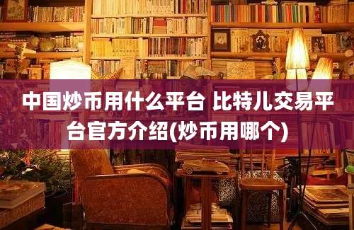 中国炒币用什么平台 比特儿交易平台官方介绍(炒币用哪个)