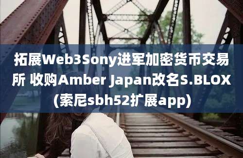 拓展Web3Sony进军加密货币交易所 收购Amber Japan改名S.BLOX(索尼sbh52扩展app)