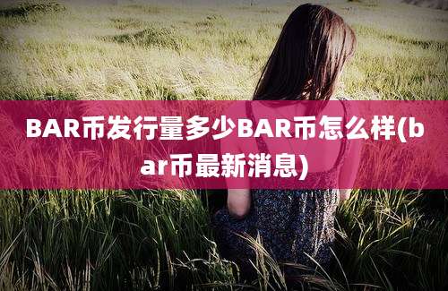 BAR币发行量多少BAR币怎么样(bar币最新消息)