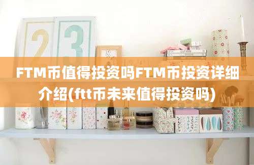 FTM币值得投资吗FTM币投资详细介绍(ftt币未来值得投资吗)