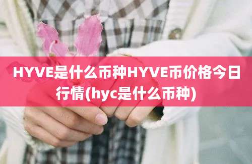 HYVE是什么币种HYVE币价格今日行情(hyc是什么币种)