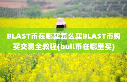 BLAST币在哪买怎么买BLAST币购买交易全教程(bull币在哪里买)