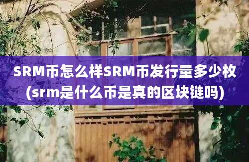 SRM币怎么样SRM币发行量多少枚(srm是什么币是真的区块链吗)