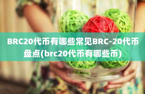 BRC20代币有哪些常见BRC-20代币盘点(brc20代币有哪些币)