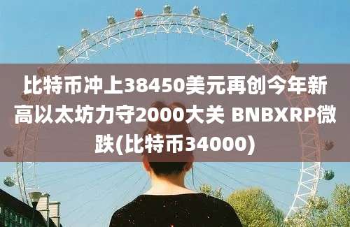 比特币冲上38450美元再创今年新高以太坊力守2000大关 BNBXRP微跌(比特币34000)