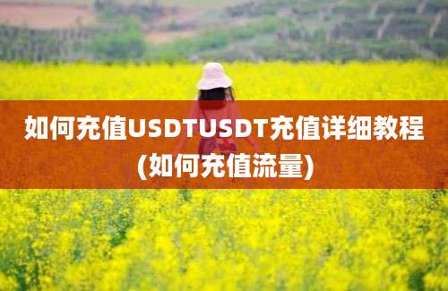 如何充值USDTUSDT充值详细教程(如何充值流量)