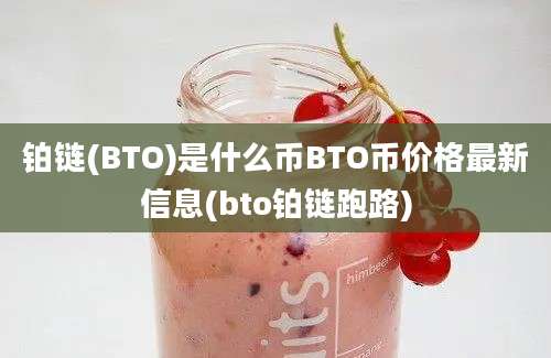 铂链(BTO)是什么币BTO币价格最新信息(bto铂链跑路)