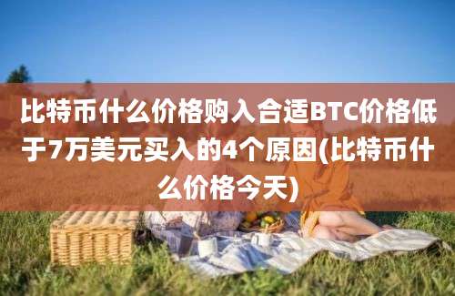 比特币什么价格购入合适BTC价格低于7万美元买入的4个原因(比特币什么价格今天)