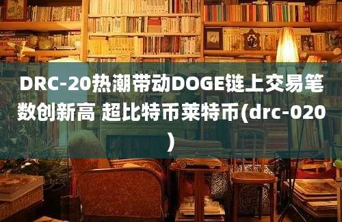 DRC-20热潮带动DOGE链上交易笔数创新高 超比特币莱特币(drc-020)