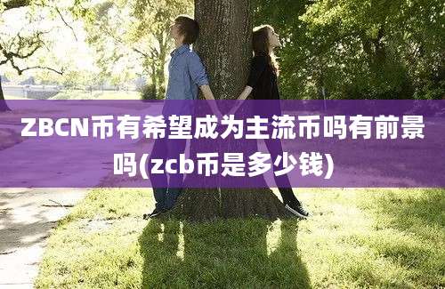 ZBCN币有希望成为主流币吗有前景吗(zcb币是多少钱)