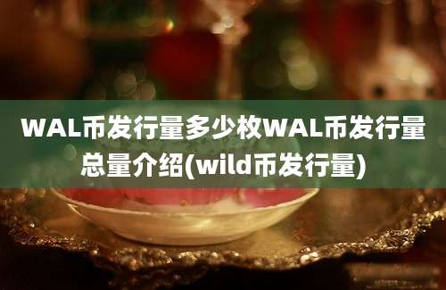 WAL币发行量多少枚WAL币发行量总量介绍(wild币发行量)