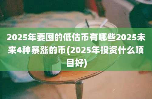 2025年要囤的低估币有哪些2025未来4种暴涨的币(2025年投资什么项目好)