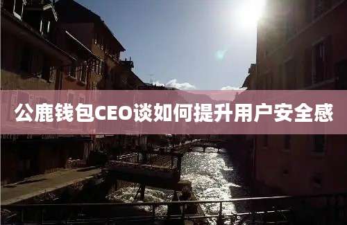 公鹿钱包CEO谈如何提升用户安全感