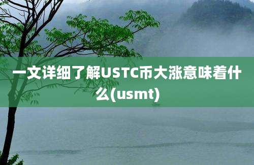 一文详细了解USTC币大涨意味着什么(usmt)