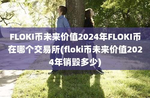 FLOKI币未来价值2024年FLOKI币在哪个交易所(floki币未来价值2024年销毁多少)