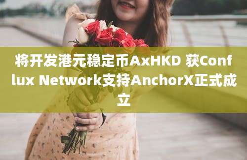 将开发港元稳定币AxHKD 获Conflux Network支持AnchorX正式成立