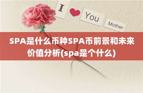 SPA是什么币种SPA币前景和未来价值分析(spa是个什么)