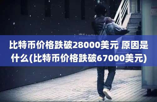 比特币价格跌破28000美元 原因是什么(比特币价格跌破67000美元)