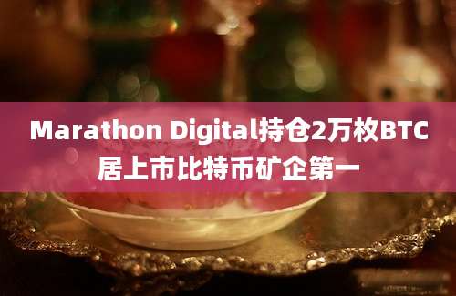 Marathon Digital持仓2万枚BTC居上市比特币矿企第一