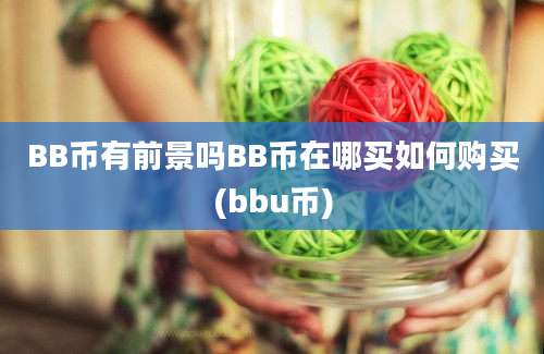 BB币有前景吗BB币在哪买如何购买(bbu币)