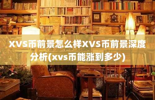 XVS币前景怎么样XVS币前景深度分析(xvs币能涨到多少)