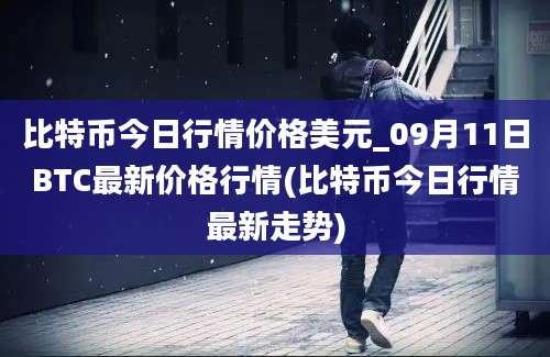 比特币今日行情价格美元_09月11日BTC最新价格行情(比特币今日行情最新走势)